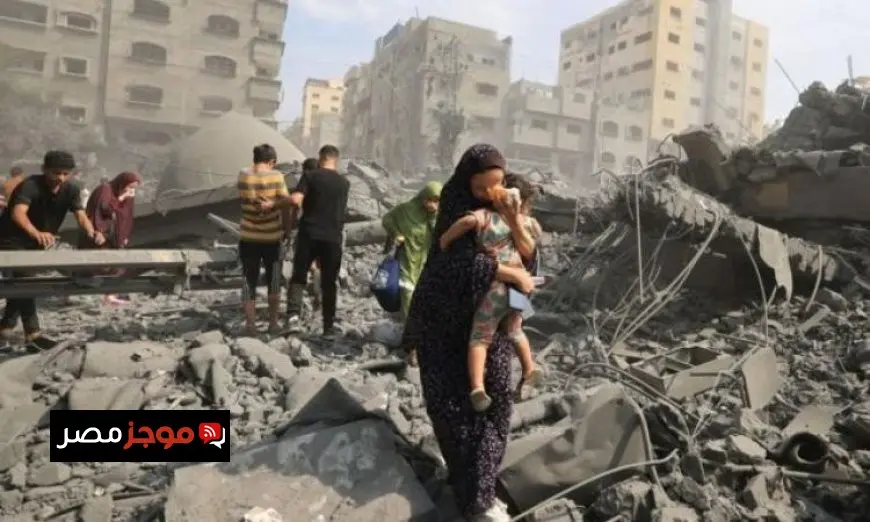 استشهاد 8 فلسطينيين نتيجة قصف الاحتلال على منازل في مخيم النصيرات وحي الزيتون
