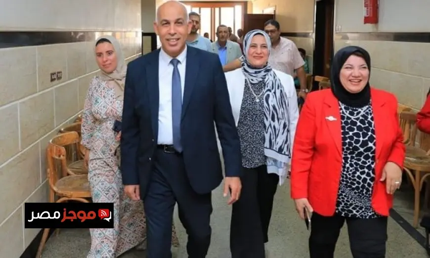 زيارة تفقدية للقائم بأعمال رئيس جامعة كفر الشيخ لمعامل الحاسب في كلية التربية النوعية