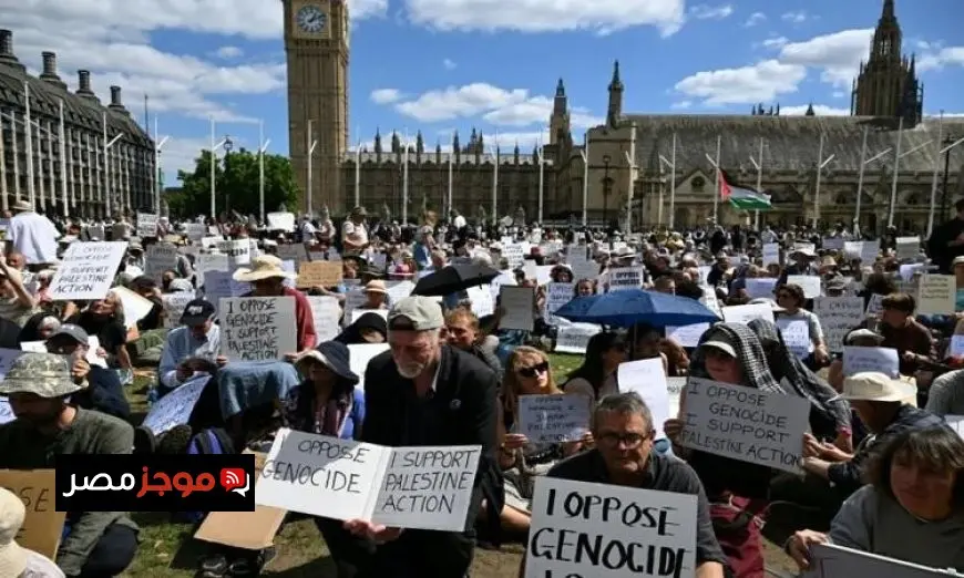 توقيف 200 متظاهر في لندن خلال مسيرة دعم لمنظمة فلسطين أكشن