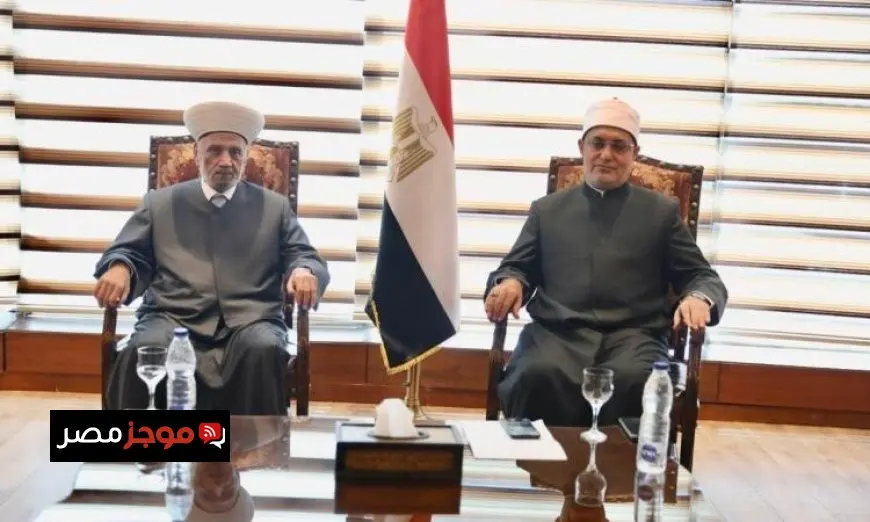 عياد يستضيف قاضي قضاة فلسطين ومفتيي أذربيجان ولبنان ورئيس مجلس إفتاء كينيا في لقاء هام