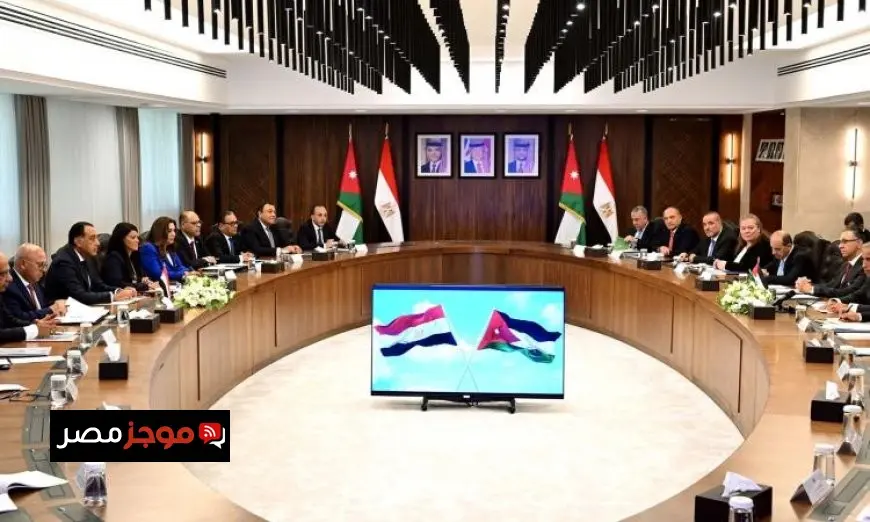 رئيسا وزراء مصر والأردن يقودان الدورة 33 للجنة العليا المشتركة بين البلدين