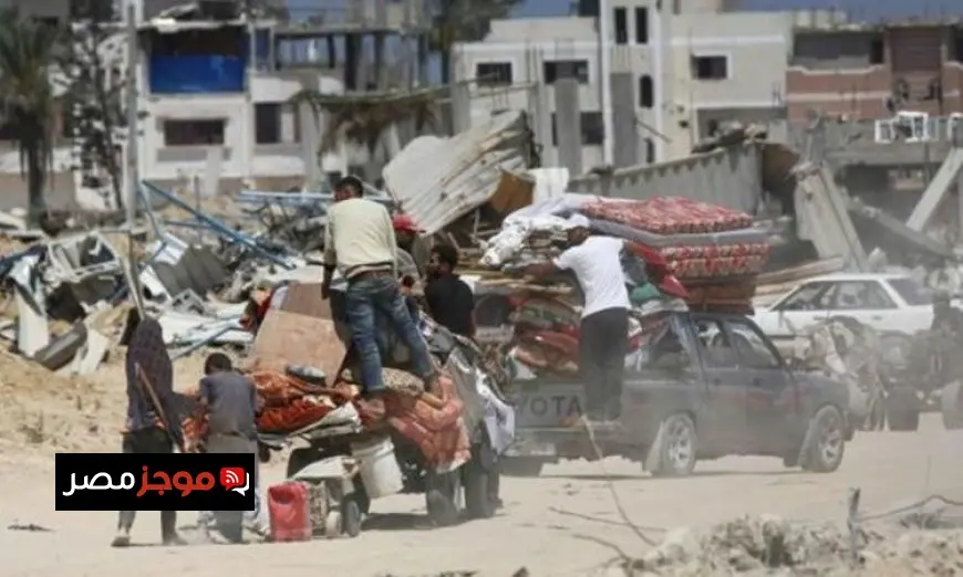 استشهاد أربعة فلسطينيين جراء قصف خيمة في غرب خان يونس بقطاع غزة