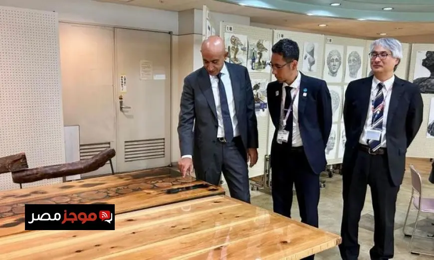 وزير التعليم يلتقي طلبة مدرسة كوازاه الفنية الصناعية في قلب طوكيو
