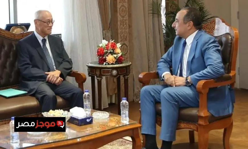 وزير قطاع الأعمال العام يستعرض مع سفير اليابان آفاق تعزيز التعاون المشترك