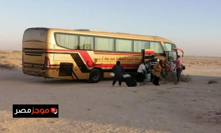 النقل تعلن عن تسيير 14 أتوبيسًا لنقل الركاب من موقع حادث قطار مطروح