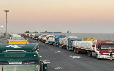 انطلاق القافلة الـ28 من المساعدات الإنسانية من مصر إلى غزة دعم عاجل للمتضررين