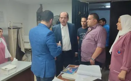 نائب وزير الصحة يطلب التحقيق في مستشفى أم المصريين بعد جولة مفاجئة تفقد خلالها الخدمات الصحية