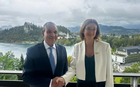 عبد العاطي ووزيرة خارجية سلوفينيا يستعرضان سبل تعزيز العلاقات الثنائية