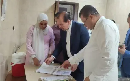 نائب وزير الصحة يقوم بجولة مفاجئة في القاهرة لرصد الوضع الصحي في المحافظة