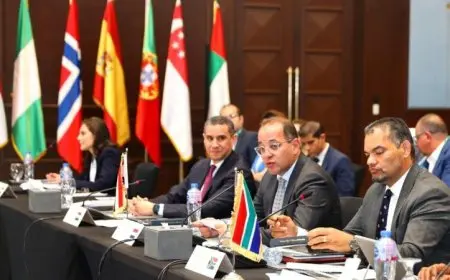 اجتماع وزراء الخارجية العرب قبل انطلاق الدورة 164 لمجلس الجامعة العربية