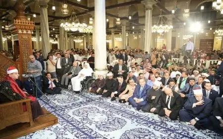 وزير الأوقاف يشارك في احتفالات الطرق الصوفية بمناسبة المولد النبوي الشريف