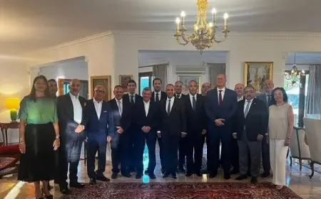 عبد العاطي يشارك في جلسة حوارية هامة مع أبرز رجال الأعمال وقيادات غرفة التجارة في قبرص