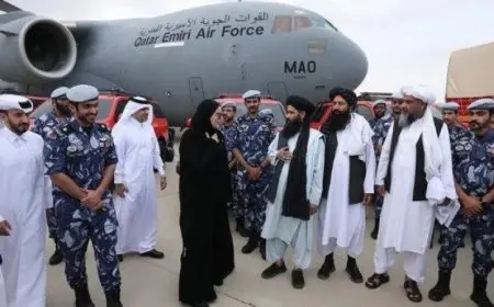 قطر تدعم أفغانستان بخمس طائرات إغاثية محملة بالمساعدات الإنسانية إلى كابول