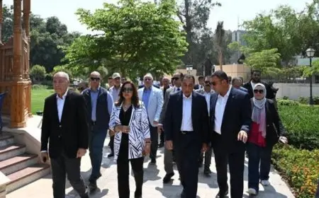 رئيس الوزراء يزور مشروع إحياء حديقة الأزبكية التراثية قبل افتتاحها المرتقب