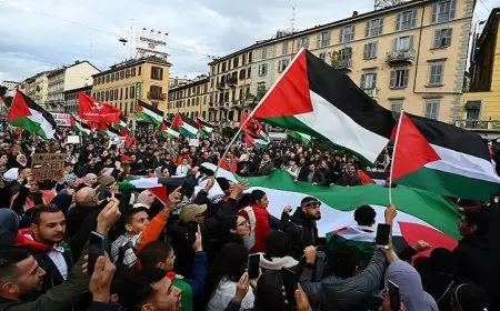 تظاهرات ضخمة في باريس تطالب بإنهاء الإبادة الجماعية في غزة