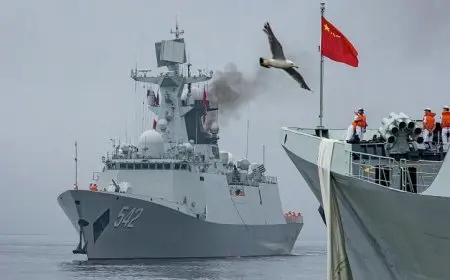 الصين تعبر عن استنكارها لعبور سفن حربية من أستراليا وكندا لمضيق تايوان