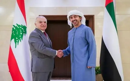 الإمارات ولبنان تتناولان أحدث التطورات السياسية في الساحة اللبنانية