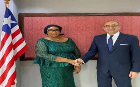 سفير مصر في ليبيريا يعزز أفق التعاون المشترك بين البلدين