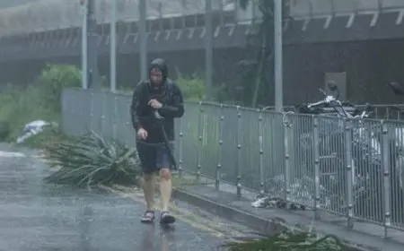 الصين تفرض إغلاق المدارس وتعطل حركة القطارات مع اقتراب إعصار تاباه