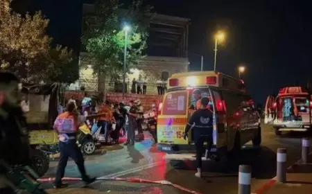إصابة 15 شخصا في حادث إطلاق نار بمفرق راموت شمال القدس حسب الإسعاف الإسرائيلية