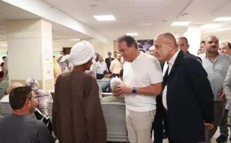 وزير الصحة ومحافظ الأقصر يزوران مستشفى شفاء الأورمان لتعزيز خدمات الرعاية الصحية