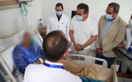 عبدالغفار يجري جولة تفقدية في مستشفى نجع حمادي العام ومشروع مستشفى الرمد بأبو تشت