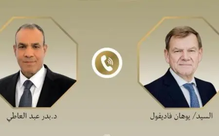 عبد العاطي ونظيره الألماني يتناولان هاتفياً الأوضاع الإقليمية الساخنة وأزمة غزة