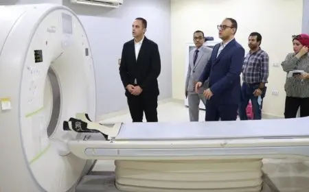 نائب وزير الصحة يقوم بجولة ميدانية في مستشفيي الصحة النفسية والصدر بأسيوط