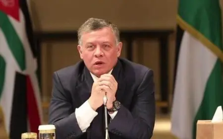 عبد الله يعبر عن الدعم الثابت لفلسطين ويؤكد رفض بلاده لمخططات الاحتلال في غزة