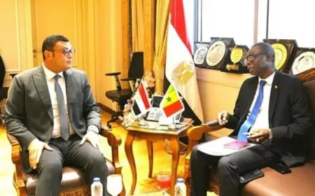 وزير الإسكان يلتقي سفير السنغال في القاهرة لبحث سبل تعزيز التعاون في قطاع الإسكان
