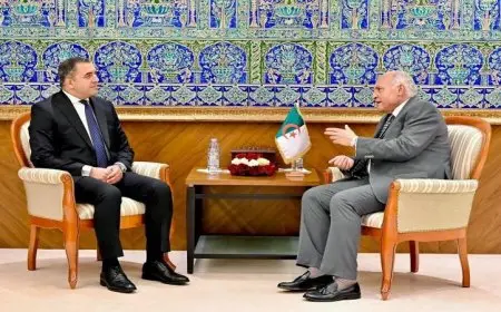 سفير مصر الجديد في الجزائر يسلم أوراق اعتماده لوزير الخارجية الجزائري