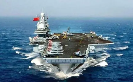 حاملة الطائرات الصينية فوجيان تعبر مضيق تايوان في خطوة استراتيجية هامة