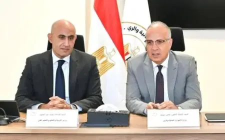 سويلم وعبد اللطيف يستعرضان تطورات إنشاء مدارس فنية مهنية متخصصة في تكنولوجيا الري