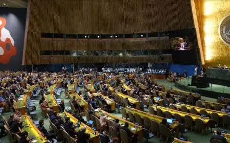 الجمعية العامة للأمم المتحدة تصادق على إعلان نيويورك لحل الدولتين