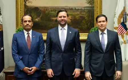 نائب ترامب يشيد بدور قطر البارز في جهود الوساطة لتحقيق السلام في المنطقة