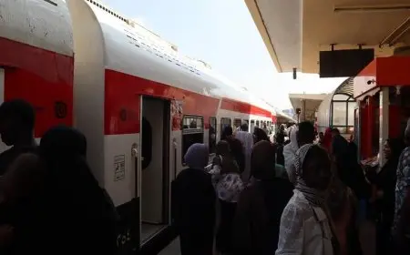 انطلاق الرحلة الـ16 لقطارات العودة الطوعية للسودانيين مع صور مميزة من “السكة الحديد”