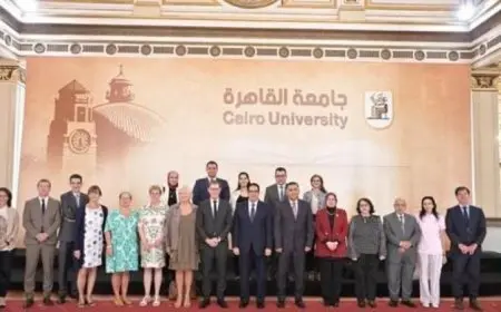 رئيس جامعة القاهرة يستكشف فرص التعاون مع لجنة الثقافة والتعليم في مجلس الشيوخ الفرنسي