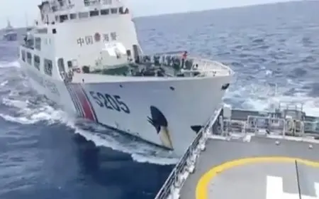 إصطدام متعمد بين سفينة فلبينية وأخرى صينية في بحر الصين الجنوبي وفقًا لخفر السواحل الصيني