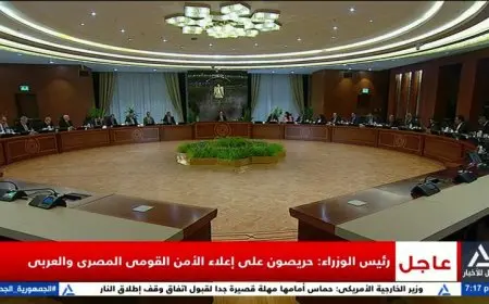 رئيس الوزراء يؤكد أهمية تعزيز الأمن القومي لمصر والوطن العربي