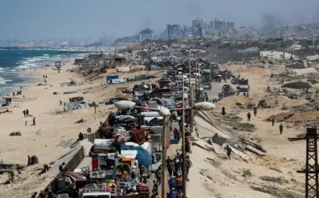 جيش الاحتلال يعلن عن إنشاء مسار انتقال مؤقت لخروج سكان غزة