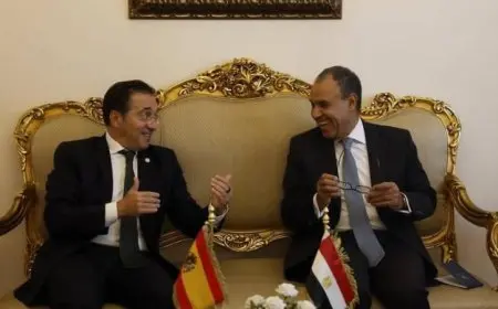 وزير الخارجية يجتمع مع نظيره الإسباني لتعزيز التعاون الثنائي