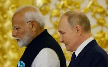 بوتين يؤكد على عمق العلاقات الوثيقة والودية بين الهند وروسيا