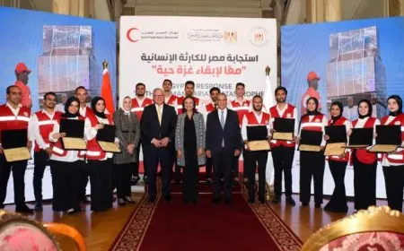 تكريم الجهود الإنسانية للهلال الأحمر المصري في فعالية مميزة لدعم غزة واستمرار الحياة فيها