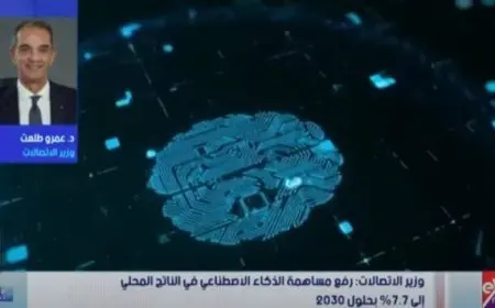 وزير الاتصالات يكشف عن تأثير استراتيجية الذكاء الاصطناعي الأولى في تقدم مصر 46 مركزا على مستوى العالم