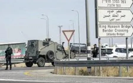 مقتل إسرائيليين اثنين في حادث عند معبر جسر الملك حسين بين الضفة الغربية والأردن