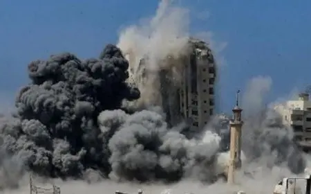 استشهاد 14 فلسطينيا في قصف إسرائيلي مكثف على مناطق متفرقة في غزة