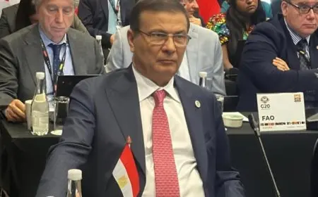 وزير الزراعة يساهم في تصديق الإعلان الوزاري لتعزيز الأمن الغذائي