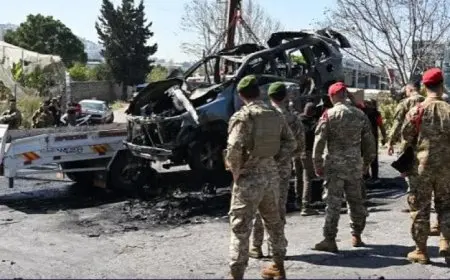 غارة إسرائيلية تستهدف سيارة في تبنين جنوب لبنان تسفر عن مقتل شخص وإصابة 3 بآخرين