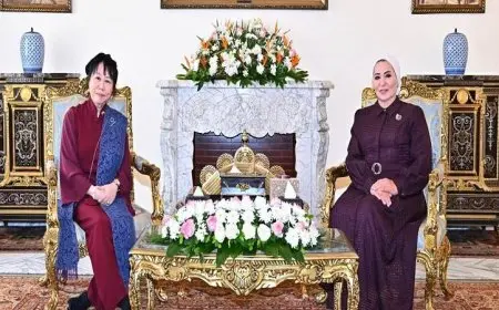 السيدة انتصار السيسي تشيد بإنجازات سنغافورة في مجال التنمية البشرية عبر صور ملهمة