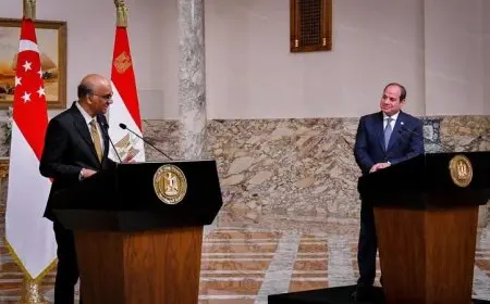الرئيس السيسي والرئيس السنغافوري يوقعان اتفاقيات تعاون استراتيجية لتعزيز العلاقات الثنائية